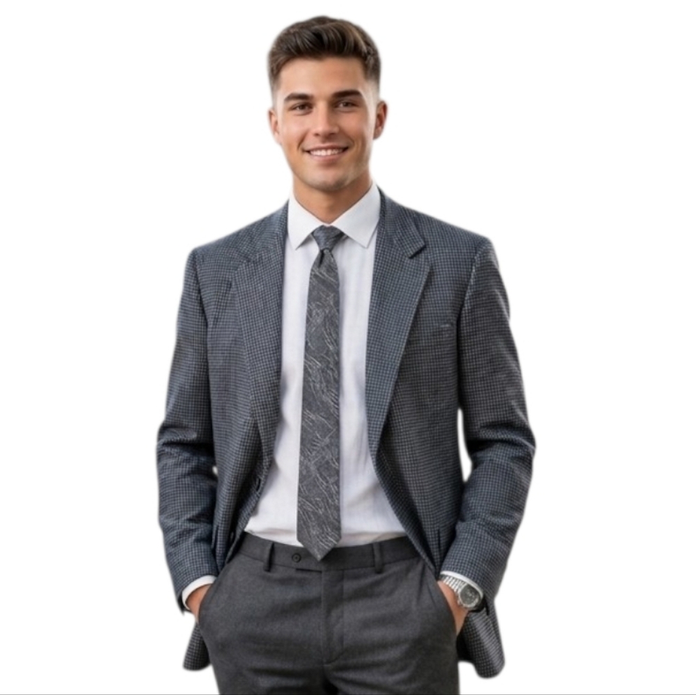 42T 100% SILK Blazer Lightweight Luxury Cambridge Multicoloured Graduation